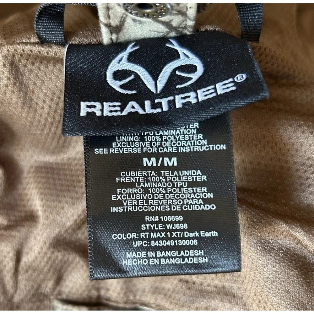 Big kids Real Tree Max 1 XT Camouflage Hunting Outdoor Jacket Style WJ698 Size M